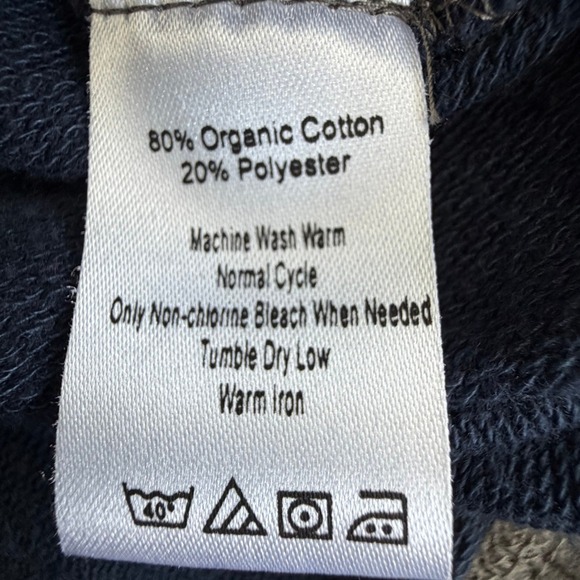 ALO Yoga Zip Up Hoodie Sweatshirt Blue Organic Women's XXL - Picture 4 of 11